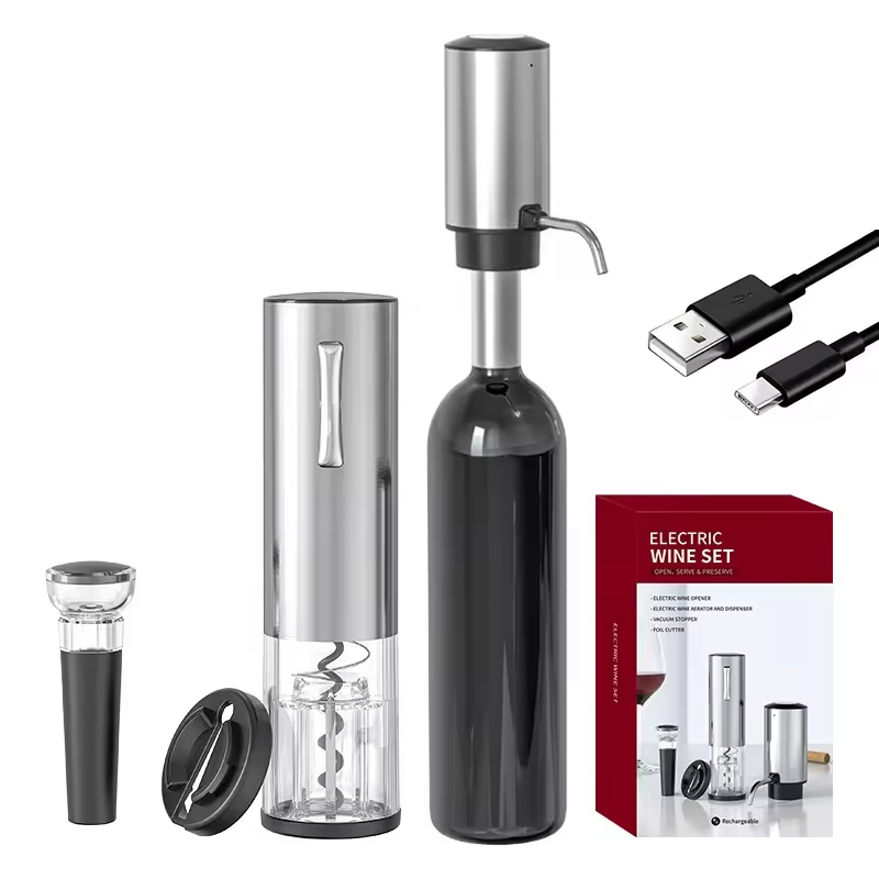 Wine Beer And Liquor - 2024 New Design 4-in-1 Lithium Rechargeable