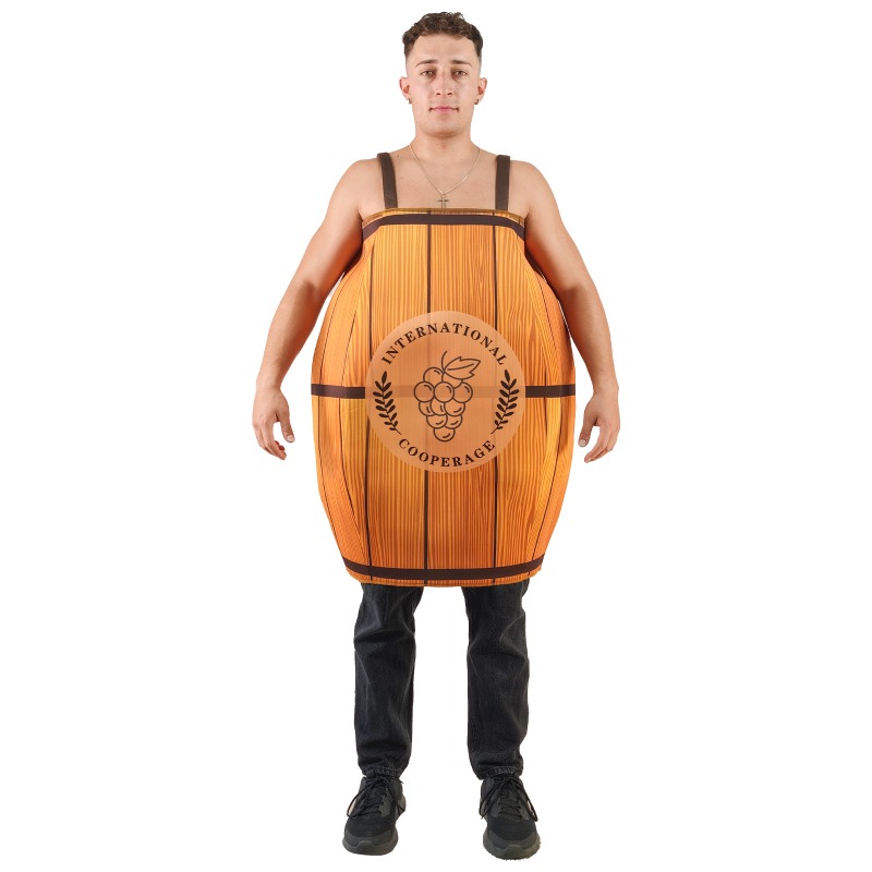 Beer & Wine Grab - Oktoberfest Beer Barrel Costume Adult Munich
