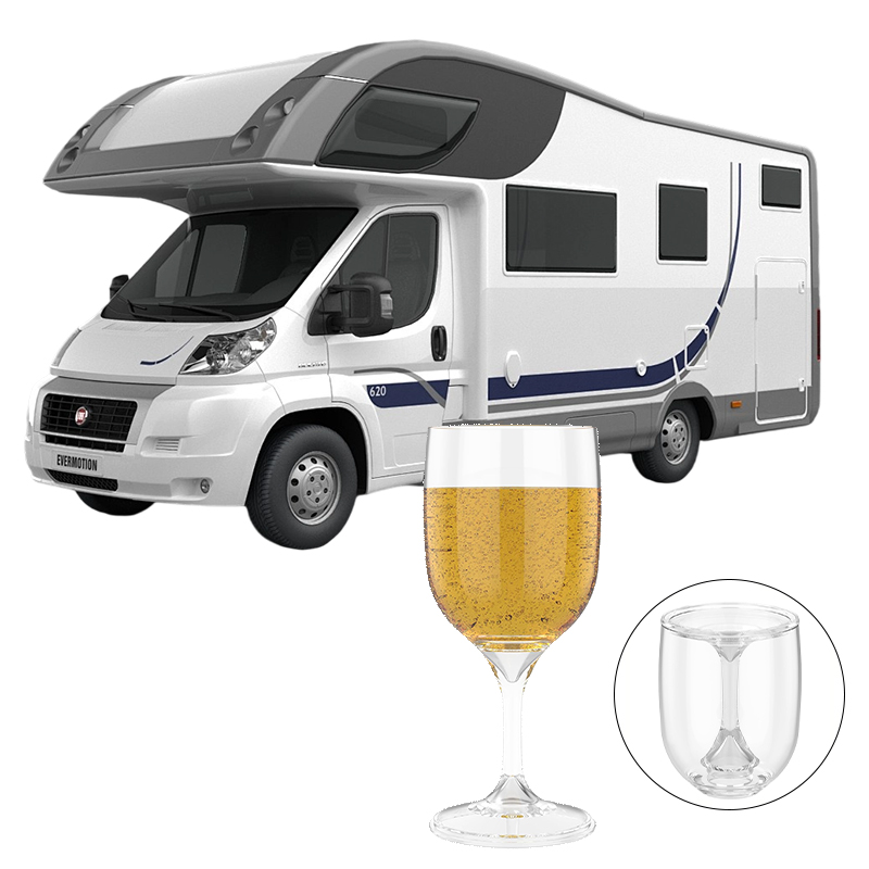 Wine & Beer Packages - Folding Wine Glass Transparent Food Grade