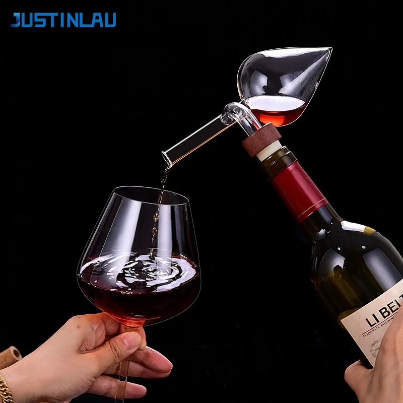 Wine Beer And Liquor - JUSTINLAU Round/Grape Shaped Wine Aerator High