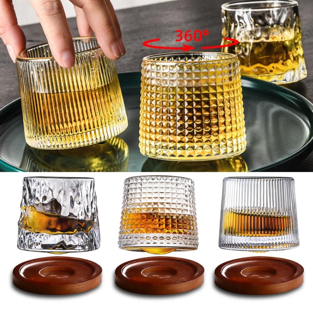 Whiskey Glasses Rotating Whisk - огляд і ціна Wine Beer And Liquor