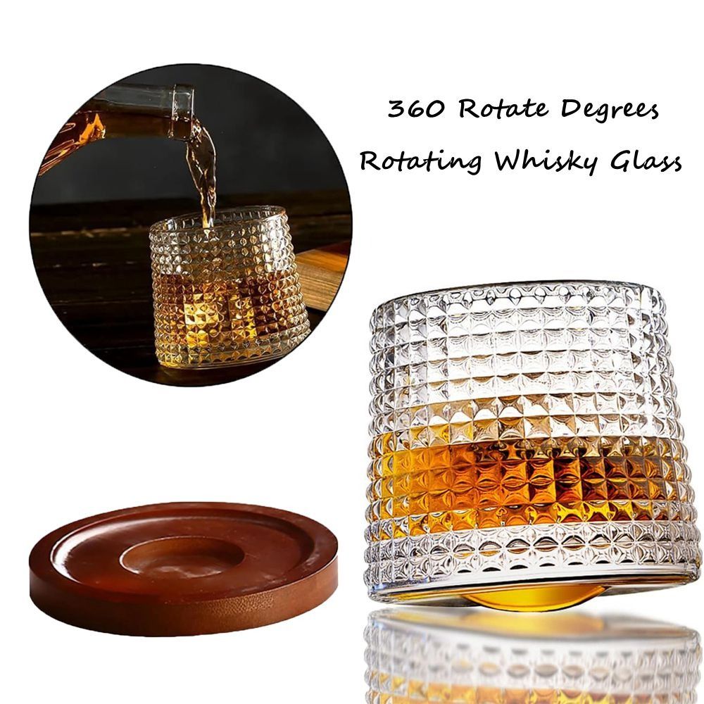 Whiskey Glasses Rotating Whisk - огляд і ціна Wine Beer And Liquor
