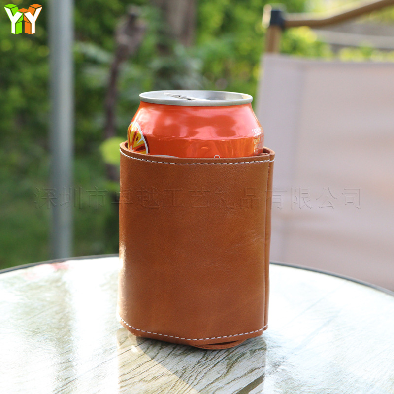 Retro PU Leather 330ml Can Coo - огляд і ціна Wine Beer And Liquor