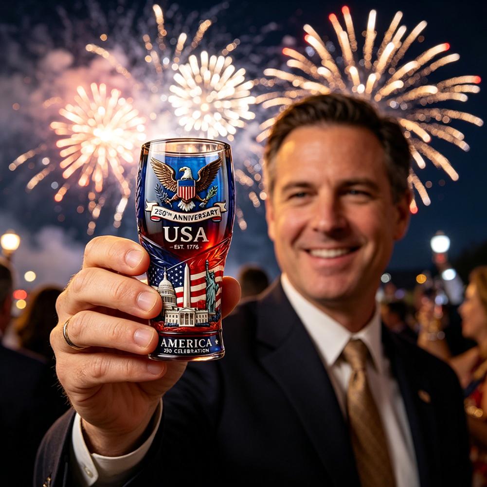 USA 250th Anniversary Beer Gla - огляд і ціна Wine Beer And Liquor