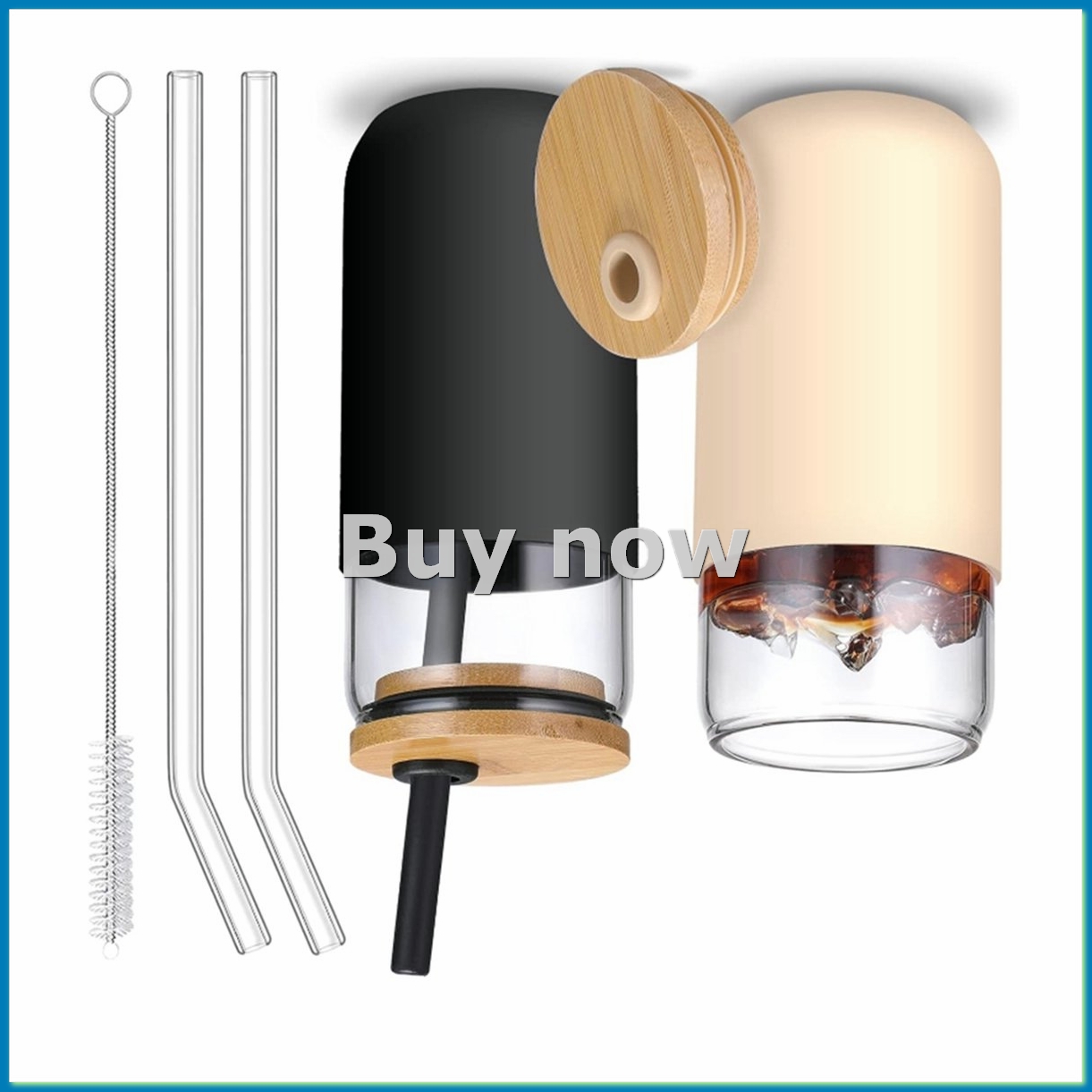 2Colors 20 OZ Glass Cups with  - огляд і ціна Beer & Wine Grab