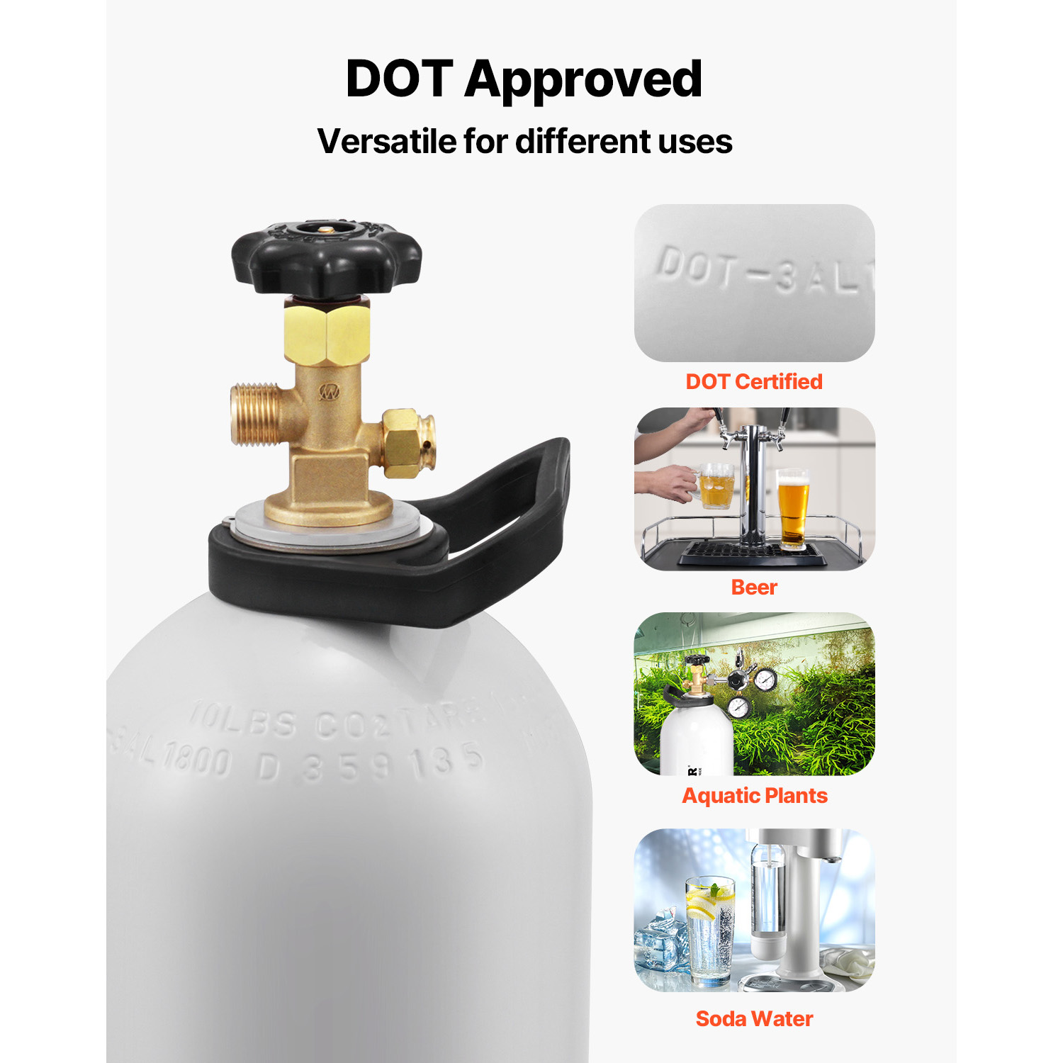 SucceBuy CO2 Tank 10 lbs New A - огляд і ціна Beer & Wine Grab